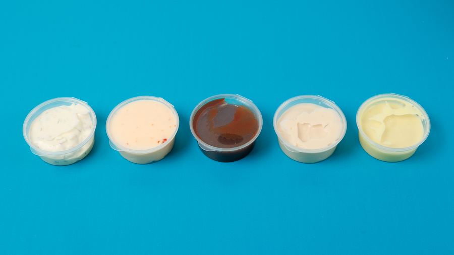 Fins & Buns house sauces